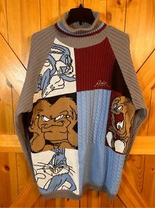 Studio Southpole Looney Tunes Gossamer Bugs Bunny Turtleneck Sweater Jumper XXL - Picture 1 of 11