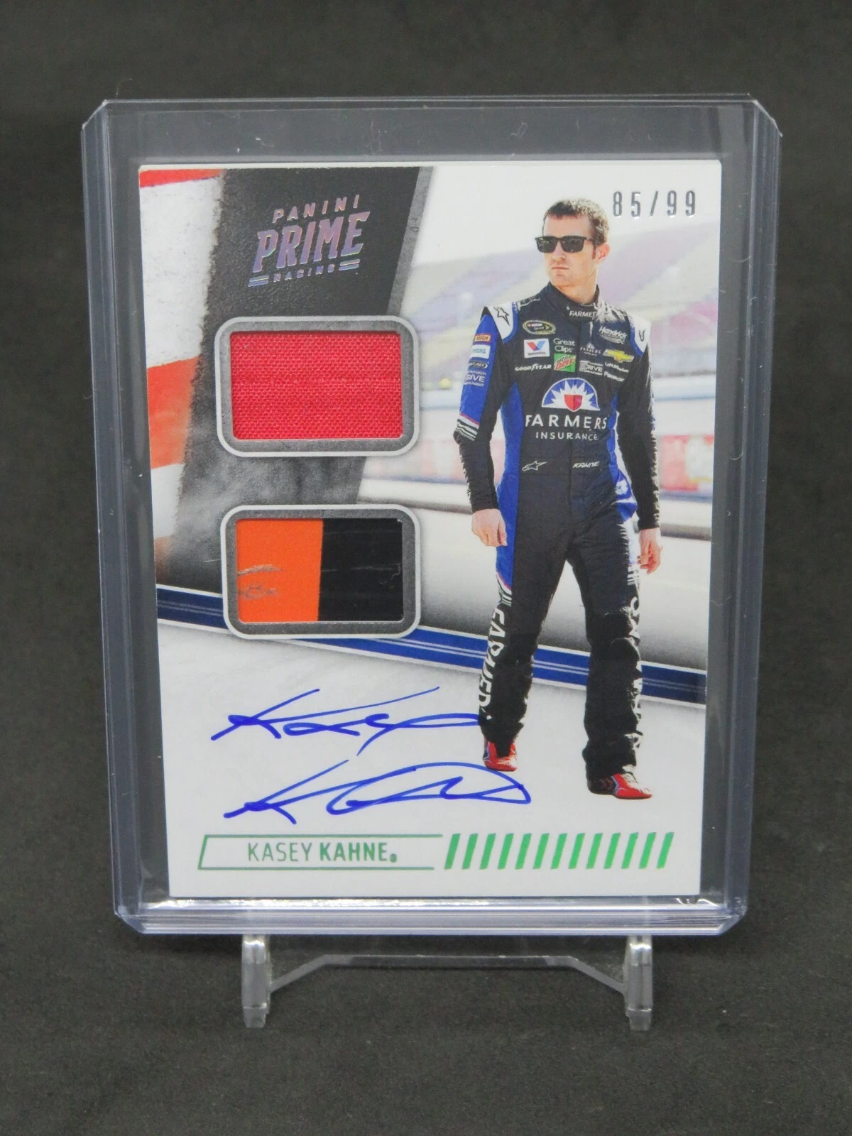 2019 PANINI PRIME RACING KASEY KAHNE PATCH AUTO /99 BW