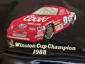 Bill Elliott ~ 1988 Winston Cup Coors Champion Bomberjacke Thunderbird XL - Bild 1 von 6