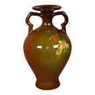 Roseville Rozane 1900s Art Pottery Standard Glaze Hand Painted Ceramic Vase 807