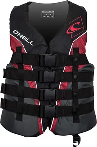 O'Neill Men'S Superlite USCG Life Vest,Black/Graphite/Red:White,Xl - Picture 1 of 6