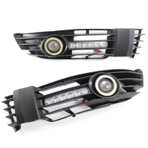 Fit For VW Passat B5.5  01-05 Front Grilles Angel Eyes Ring Fog Light 3B0853665H - Picture 1 of 10