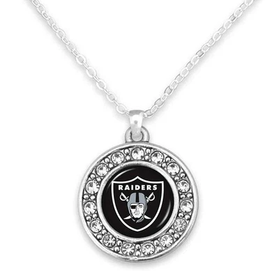Collar Colgante Mojo Abby Girl Diseño Las Vegas Raiders Para Mujer Licencia NFL 18" Foto 1 de 4