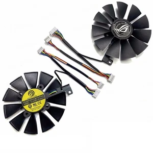 For ASUS ROG STRIX GTX1060 1070 1080TI Part Cooling Fan Graphics Card Fan - Afbeelding 1 van 3