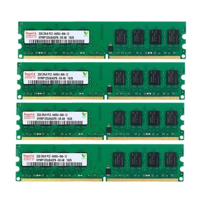 For Hynix 8GB Kit (4x 2GB) DDR2 800MHz PC2-6400U 240Pin PC DIMM Desktop Memory - Image 1 of 4