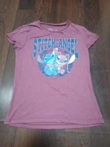 Disney Stitch Girls T Shirt Size Medium 7/8 - Picture 1 of 3