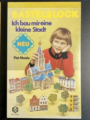 Modellbaubogen "Bastelblock  Ich bau mir eine kleine Stadt" - Piet Maree -  1995 - Bild 1 von 4