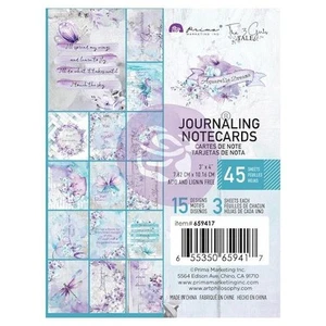 Prima Marketing 3"x4" Journaling Cards 45pcs - Aquarelle Dreams 3x15 Designs - Picture 1 of 2