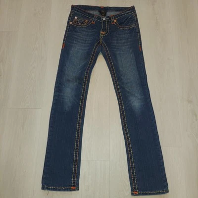 TRUE RELIGION Billy Big T Womens Jeans 28 x 31 Low-Rise ISSUES READ SEE PHOTOS - Image 1 of 4