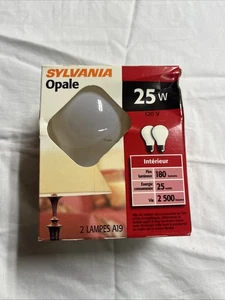 1 Pack Of 2 / Sylvania Soft White 25W Made In USA SEALED, PERFECT BULBS - Picture 1 of 4