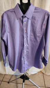 Kenneth Cole Reaction Men's Shirt Long Sleeve Button Up Size XL Lavendar - Picture 1 of 6