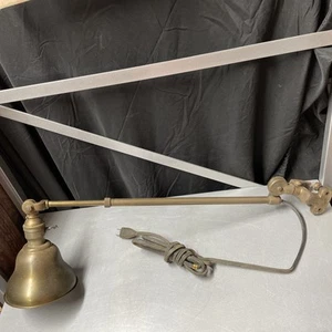 Vintage Industrial Drafting Table Light ~ Lamp Adjustable ~ Tested and Works - Picture 1 of 7