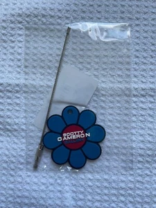 Scotty Cameron Gallery Blume Schlüsselanhänger Kreis T blau weiß rot - Bild 1 von 2