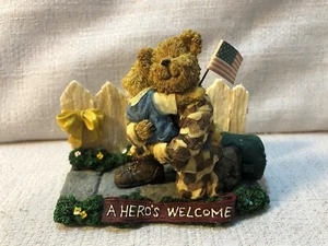 Estatuilla de regreso a casa de Boyds Bear Bearstone Collection Greg Mattie A Heros 228482 - Imagen 1 de 6