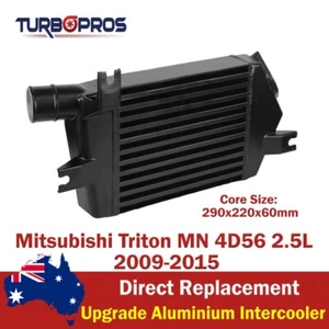 Upgrade Aluminium 60mm Intercooler For Mitsubishi Triton MN 4D56 2.5L 2009-2015 - Picture 1 of 12