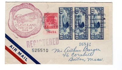 C10a Lindbergh Booklet Pane w/ Tab 1928 FDC Combo w/ #645 CV$1000 - Image 1 of 2