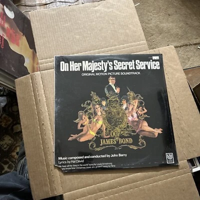ON HER MAJESTY"S SECRET SERVICE~Barry *SEALED* Orig '69 JAMES BOND Soundtrack LP - Image 1 of 3