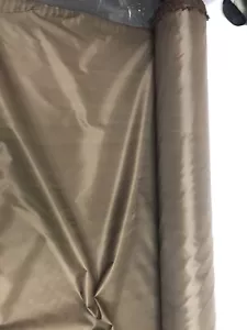 Brown 3.5 oz ripstop coated nylon fabric clearance only £2.49/m - Picture 1 of 4
