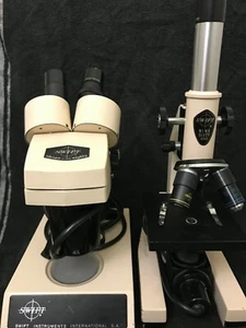 Swift 96 Series Compound Microscope  and Swift 80 Stereo Microscope - Picture 1 of 4