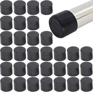 32 Stck. Runde Gummi Stuhlbein Spitzen Kappen, 3/4 Zoll (19 mm) Stuhl Tisch Bein Abdeckungen F - Bild 1 von 3