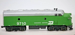 Bachmann HO Northern Burlington Locomotive Engine #9710 w/ Operating Headlight - Picture 1 of 9