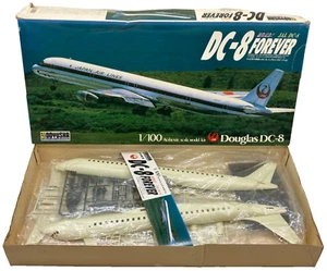 Doyusha 1/100 Mcdonnell Douglas DC-8 Forever JAL Vintage Plastic Model Kit Japan - Picture 1 of 23