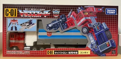 Takara Tomy Transformers G1 Missing Link C-01 Convoy Optimus Prime New In Hand - Image 1 of 4