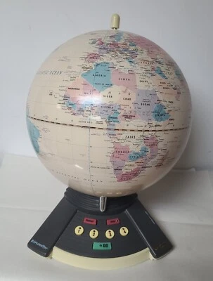 Geosafari World Exploratoy Model 6490 Electronic Talking Globe Geography Game EC - Изображение 1 из 4