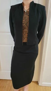 Vintage POSITIVE ATTITUDE Womens Suit 3 Piece Skirt Set Blazer Tank 90’s Size 6 - Picture 1 of 7