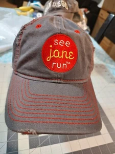 See Jane Run Distressed Cap - Picture 1 of 6