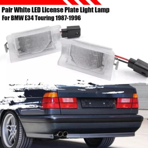 2x Luz de matrícula Canbus para BMW Serie 5 E34 Estate 1987-1996 - Imagen 1 de 5