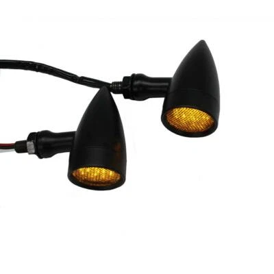 Motorcycle Bullet LED Turn Signals Lights For Harley Davidson Softail Springer Q - Изображение 1 из 4