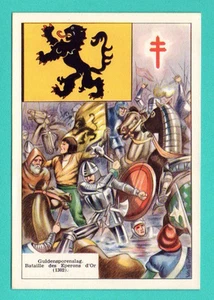 BELGIEN Tuberkulose Propaganda Vintage Postkarte 185 - Bild 1 von 2