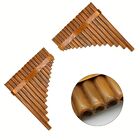 Premium Natural Bamboo Panpipes in G Major 15 Pipes for Beginners and Students