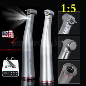 Dental 1:5 Erhöhender Winkel Optik LED Handstück Fit NSK Elektromotor ET - Bild 1 von 27