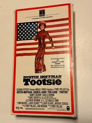 Vintage 1984 TOOTSIE Dustin Hoffman RCA Original FULL BOX VHS Cassette Tape NICE - Image 1 of 4