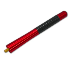 RED 5" CARBON FIBER ALUMINUM SHORT ANTENNA KIT FOR 03-17 MITSUBISHI OUTLANDER - Picture 1 of 7
