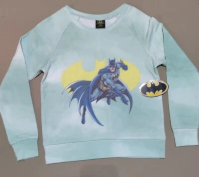 Sudadera Batman Estilo Blanqueado Niñas/Juniors Talla S 3/5 Nueva Con Etiquetas Foto 1 de 4