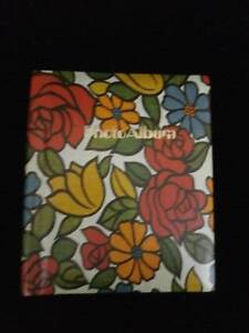 VTG 70'S 2 Dry Mount Photo Albums Floral Covers 10 Pages 20 Sheets Each
