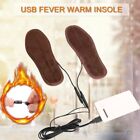 USB Charging Heat Shoes Pad Rechargeable Heated Insoles Foot Warmer Heater