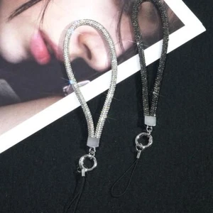 Bling Bling Diamond Crystal Anti-lost Rope Hanging Cord Phone Accessories - Photo 1 sur 17
