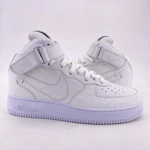 Nike Air Force 1 Mid "LV WHITE" 2022 - Size 8.5 - ms0212 (11785-146) - Picture 1 of 11