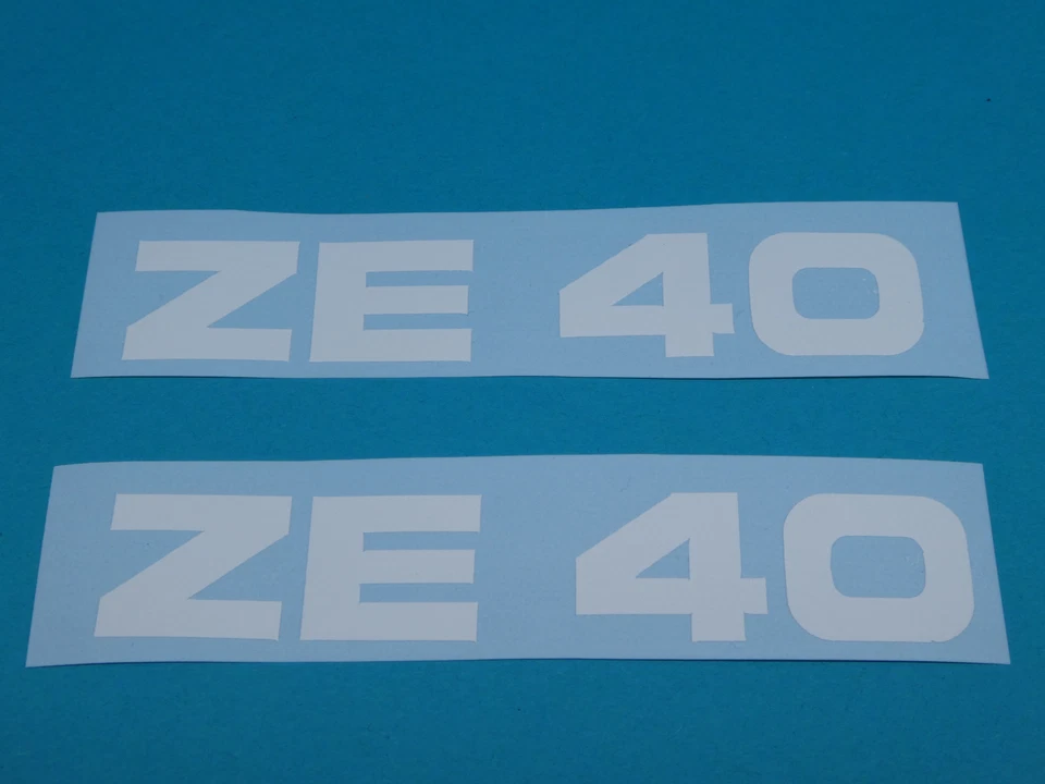 Zündapp ZE 40 Aufkleber Verkleidung Schriftzug Dekor weiß 460-10.119 Typ 460 - Bild 1 von 1