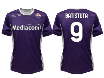 MAGLIA Calcio FIORENTINA ORIGINALE KAPPA personalizzata BATISTUTA N 9  2025-2026 - Immagine 1 di 3