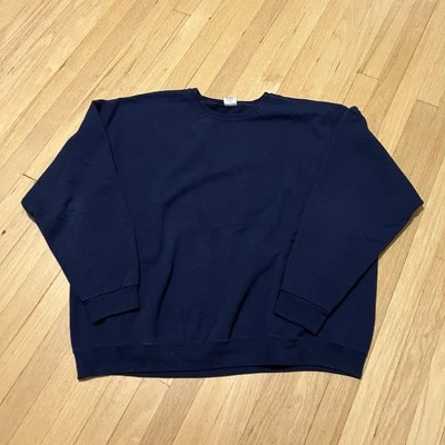 Vintage 90s Streetwear NuBlend Sweater Mens XXXL Pullover Faded Baggy Sweatshirt - Image 1 of 4