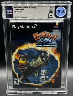 Ratchet & Clank 2: Going Commando UPC Punched Sony PlayStation 2 PS2 WATA 9.8 A+ - Image 1 of 2