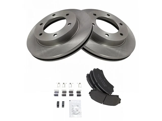 TRQ 38TF85D Front Brake Pad and Rotor Kit Fits 2002-2004 Isuzu Rodeo - Image 1 of 1