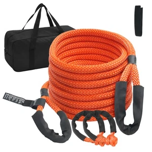 Kinetic Energy Recovery Rope Tow Strap 7/8" x 30' 30580 lbs Heavy Duty - Picture 1 of 12