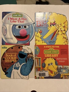 Lot Of 6 Sesame Street Softcover Books 1979 - 1987 - Picture 1 of 14