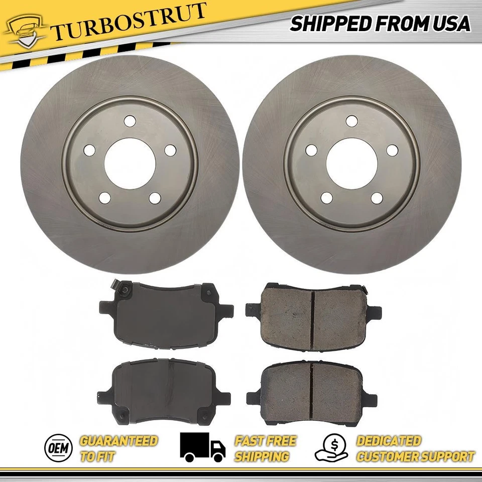Front OE Brake Rotors Brake Pads Kit for 2004-05 2008-2010 Chevrolet Malibu 3.5L - Image 1 of 1